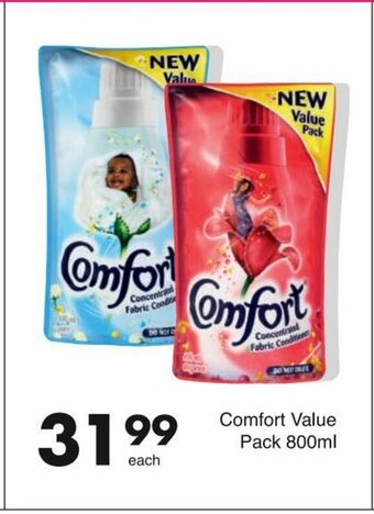 Save Comfort Value Pack 800ml offer