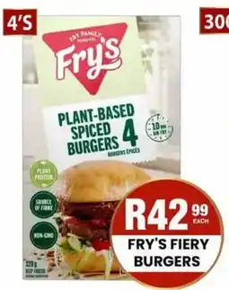 Take 'n Pay Fry's Fiery Burgers offer