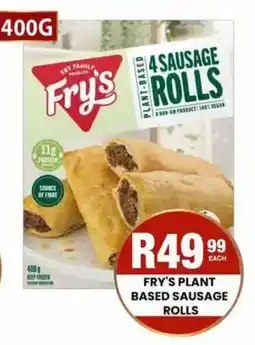 Take 'n Pay Fry's Plant Based Sausage Rolls offer