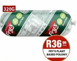 Take 'n Pay Fry's Plant Based Polony offer