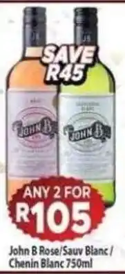 Supa Store John B Rose/Sauv Blanc / Chenin Blanc offer