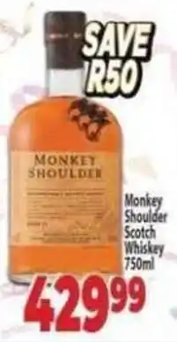 Supa Store Monkey Shoulder Scotch Whiskey offer