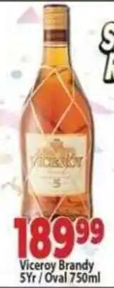 Supa Store Viceroy Brandy offer