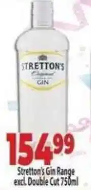 Supa Store Stretton's Gin Range offer