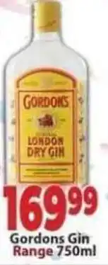 Supa Store Gordons London Dry Gin offer