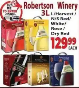 Supa Store Robertson Winery 3L L/Harvest offer
