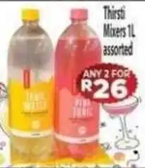 Supa Store Thirsti Mixers Assorted offer