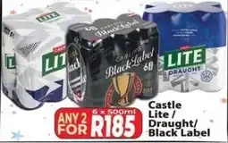 Supa Store Castle Lite / Draught / Black Label offer