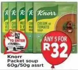 Supa Store Knorr Packet soup offer