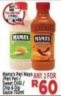 Mama's Peri Mayo / Peri Pen / Sweet Chilli / Chip & Dip Sauce