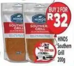 Supa Store HINDS Southern Grill offer