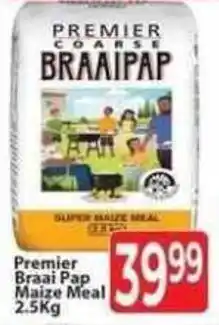 Supa Store Premier Braai Pap Maize Meal offer