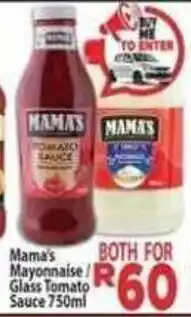 Supa Store Mama's Mayonnaise / Glass Tomato Sauce offer