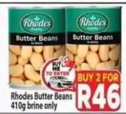 Supa Store Rhodes Butter Beans offer