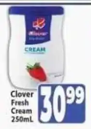 Supa Store Clover Fresh Cream offer