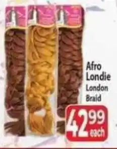 Supa Store Afro Londie London Braid offer