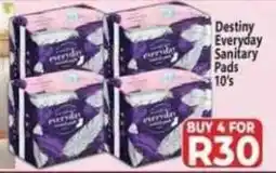 Supa Store Destiny Everyday Sanitary Pads offer