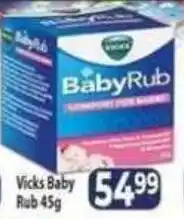 Supa Store Vicks Baby Rub offer
