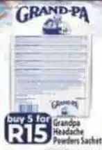 Supa Store Grandpa Headache Powders Sachet offer