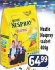 Supa Store Nestle Nespray sachet offer