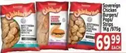 Supa Store Sovereign Chicken Burgers/ Pops/ Strips offer