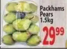 Supa Store Packhams Pears offer
