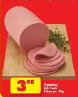Shoprite Thompsons/Deli French Polony offer