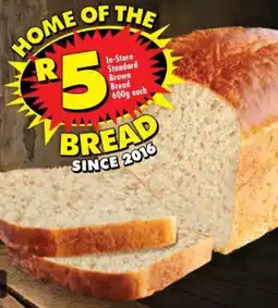 Shoprite In-Store Standard Brown Bread offer