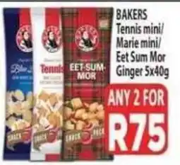 Supa Store BAKERS Tennis mini/Marie mini/Eet Sum Mor Ginger offer