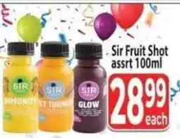 Supa Store Sir Fruit Shot Assorted offer