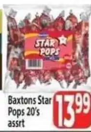 Supa Store Baxtons Star Pops Assorted offer