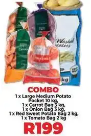 Food Lover's Market Combo: potato, carrot, onion, red sweet potato, tomato offer