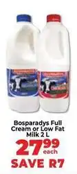 Food Lover's Market Full cream or low fat milk 2 l offer