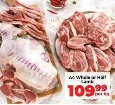 Food Lover's Market A4 whole or half lamb offer