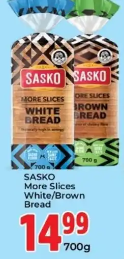 Elite Cash & Carry SASKO More Slices White/Brown Bread offer