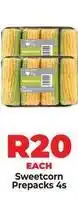 Sweetcorn prepacks 4s