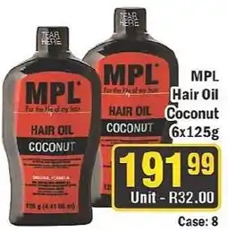 J&E Cash and Carry MPL Hair Oil Coconut offer