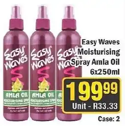 J&E Cash and Carry Easy Waves Moisturising Spray Amla Oil offer