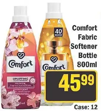 J&E Cash and Carry Comfort Fabric Softener Bottle offer