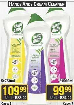 J&E Cash and Carry HANDY ANDY CREAM CLEANER offer
