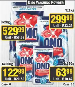 J&E Cash and Carry OMO WASHING POWDER offer