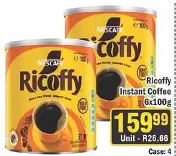 J&E Cash and Carry Nescafe Ricoffy Instant Coffee offer