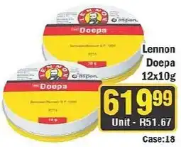 J&E Cash and Carry Lennon Doepa offer