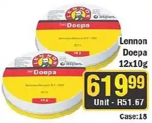 J&E Cash and Carry Lennon Doepa offer