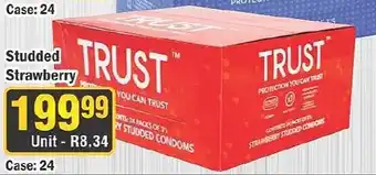 J&E Cash and Carry TRUST Studded Strawberry offer