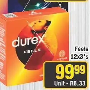 J&E Cash and Carry durex FEELS offer