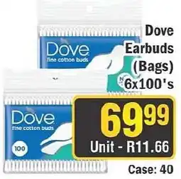 J&E Cash and Carry Dove Earbuds offer