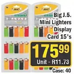 J&E Cash and Carry BIC Mini Lighters offer