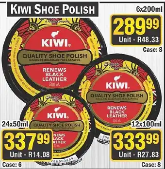 J&E Cash and Carry KIWI SHOE POLISH offer