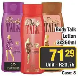 J&E Cash and Carry Body Talk Lotion offer